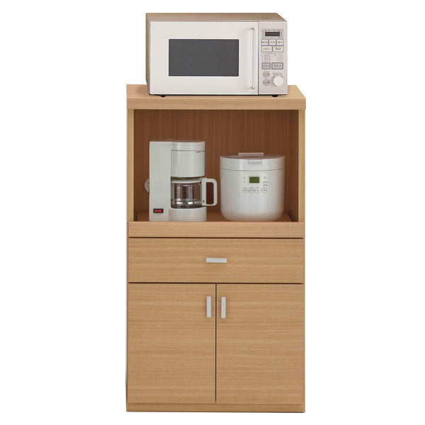 レンジ台北欧風キッチン収納日本製幅55cm