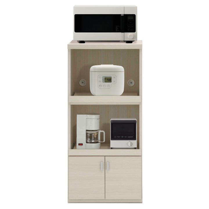 レンジ台ミドルタイプ北欧風キッチン収納日本製幅55cm