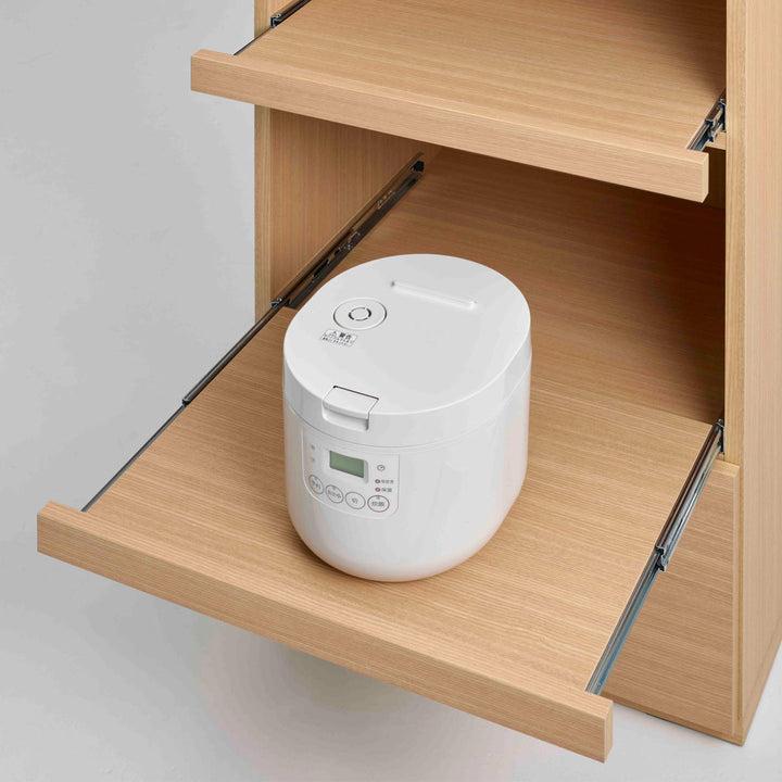 レンジ台ミドルタイプ北欧風キッチン収納日本製幅55cm