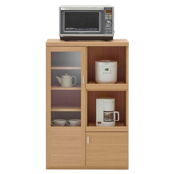 レンジ台ミドルタイプ北欧風キッチン収納日本製約幅76cm