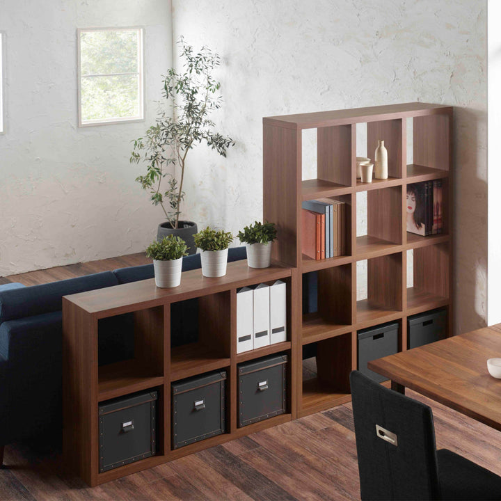 本棚ブックシェルフ6マス全面化粧仕上げ完成品約幅78cm