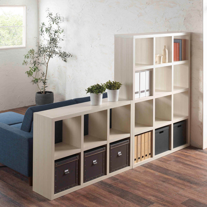 本棚ブックシェルフ6マス全面化粧仕上げ完成品約幅78cm