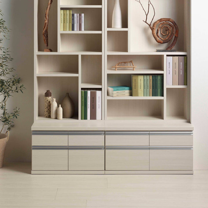 ローチェスト2列2段下台兼用タイプ日本製約幅75cm