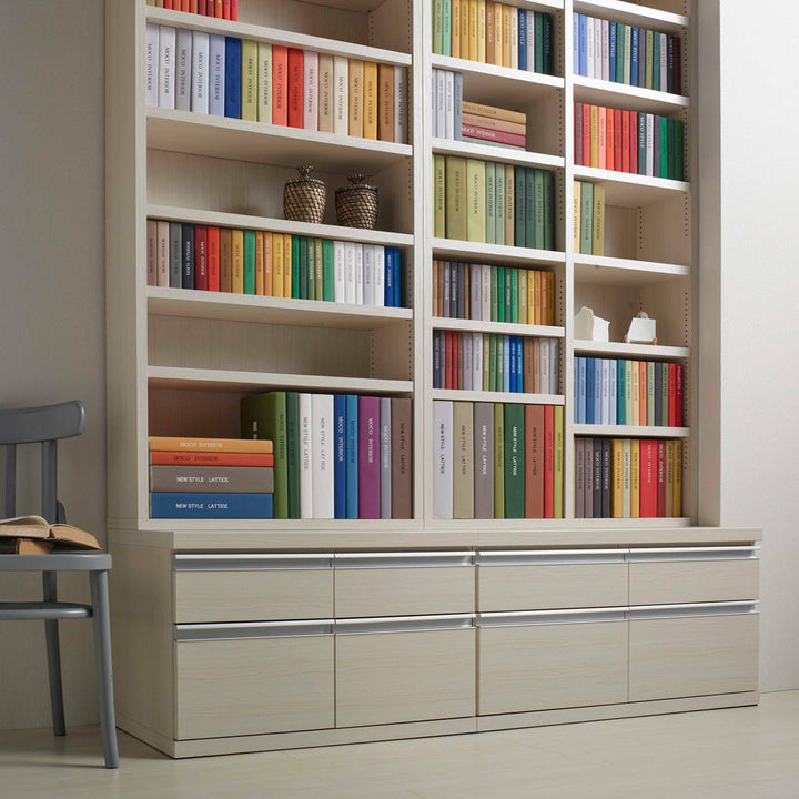 ローチェスト2列2段下台兼用タイプ日本製約幅75cm