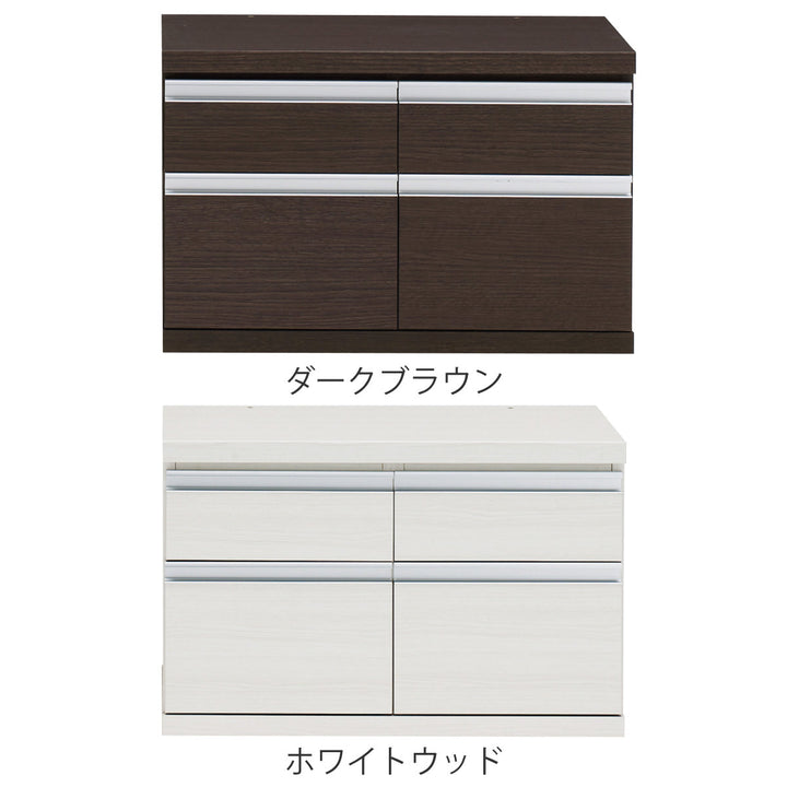 ローチェスト2列2段下台兼用タイプ日本製約幅75cm