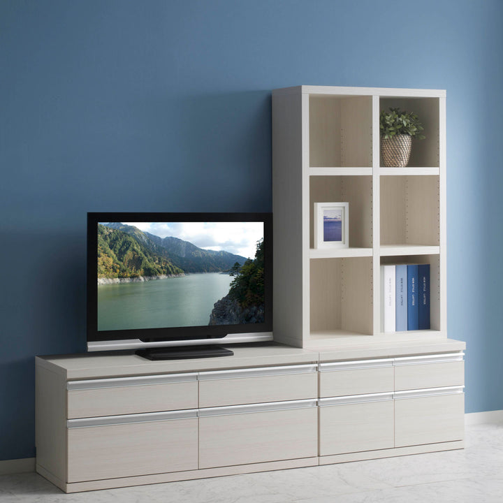 ローチェスト2列2段下台兼用タイプ日本製約幅75cm