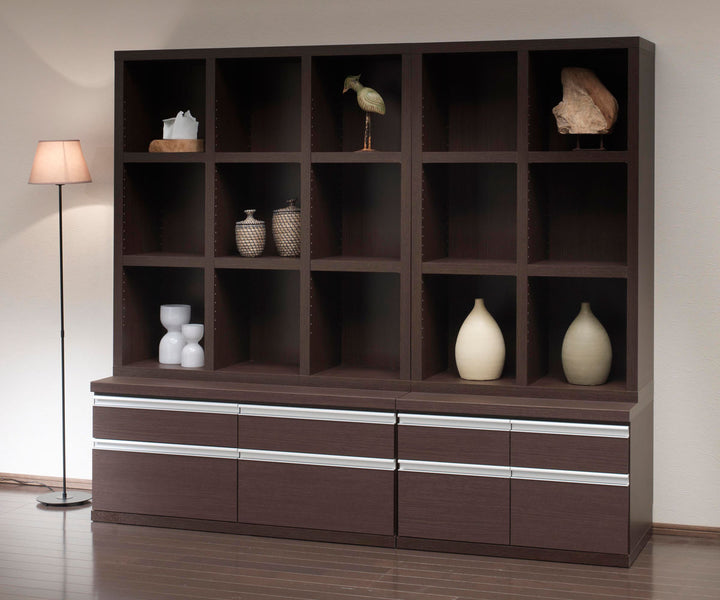 ローチェスト2列2段下台兼用タイプ日本製約幅75cm