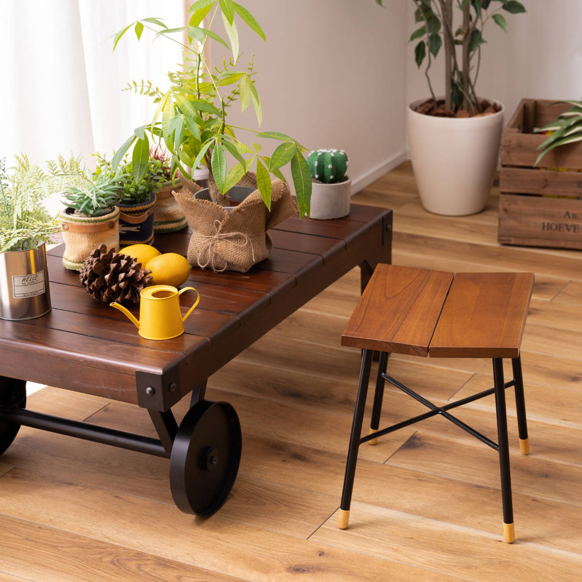 スツール 座面高35cm 木製 北欧 – ハウジー