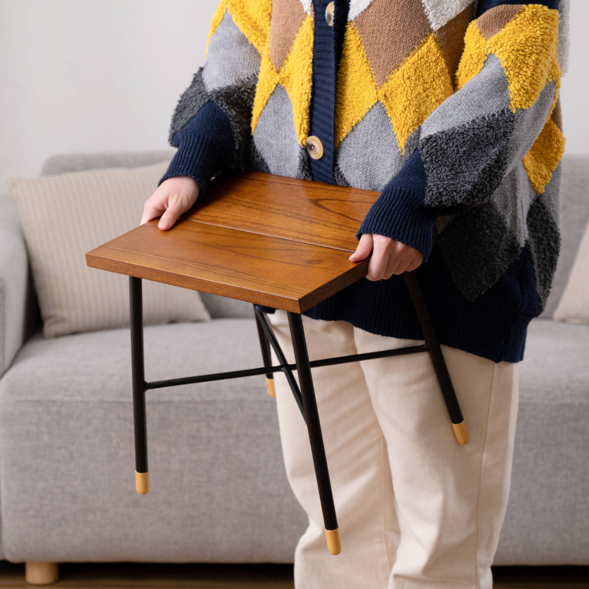 スツール 座面高35cm 木製 北欧 – ハウジー