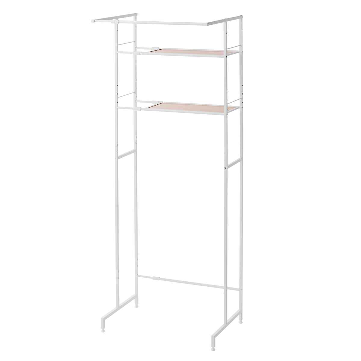 ランドリーラック 洗濯機ラック ハンガーバー付き – ハウジー