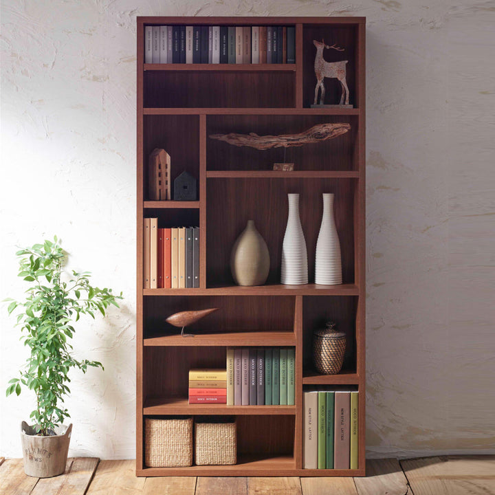 ディスプレイラック薄型スリムランダム収納日本製約幅90cm