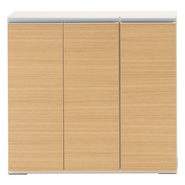 カウンター下収納薄型ローキャビネット日本製約幅91cm