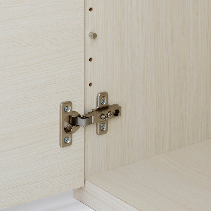 カウンター下収納薄型ローキャビネット日本製約幅120cm