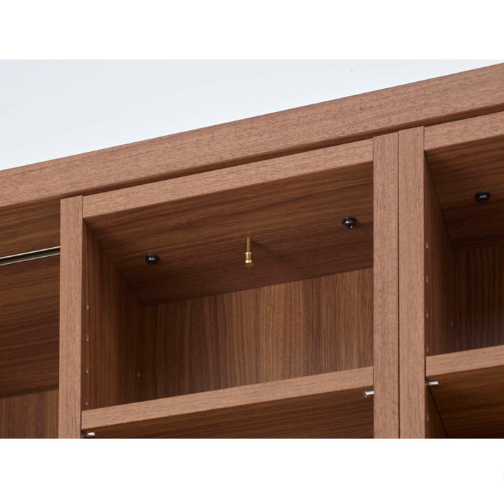 スライド書棚ハイタイプA4小型本収納日本製幅88cm