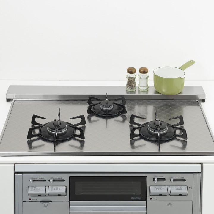 排気口カバーすっきりフィットする排気口カバーステンレス幅75cm用Ｈｉ！