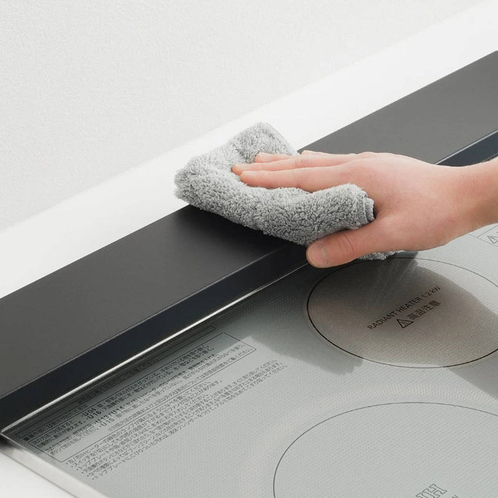 排気口カバーすっきりフィットする排気口カバー幅75cm用クラシックブラックHi!