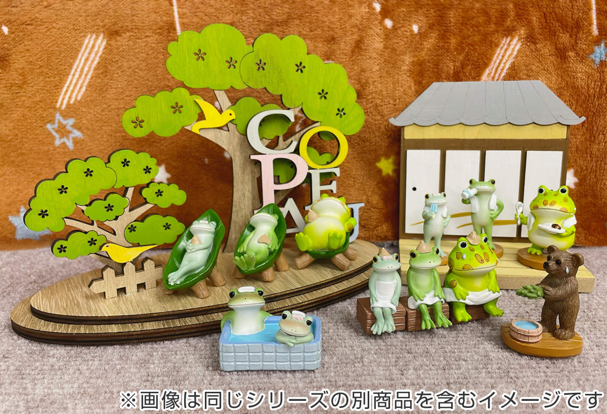 コポー 水風呂カップル カエル 置物 – ハウジー