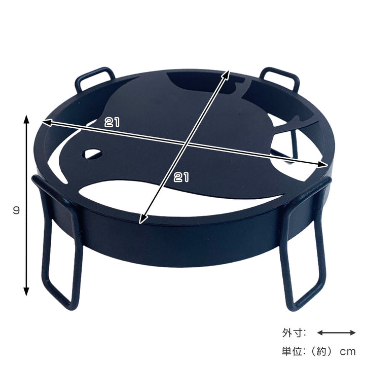 プランタースタンド和柄プランタースタンドMサイズ21cm