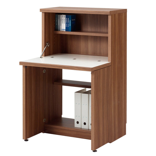 ライティングデスク組合せ家具リビングシェルフ日本製約幅74cm