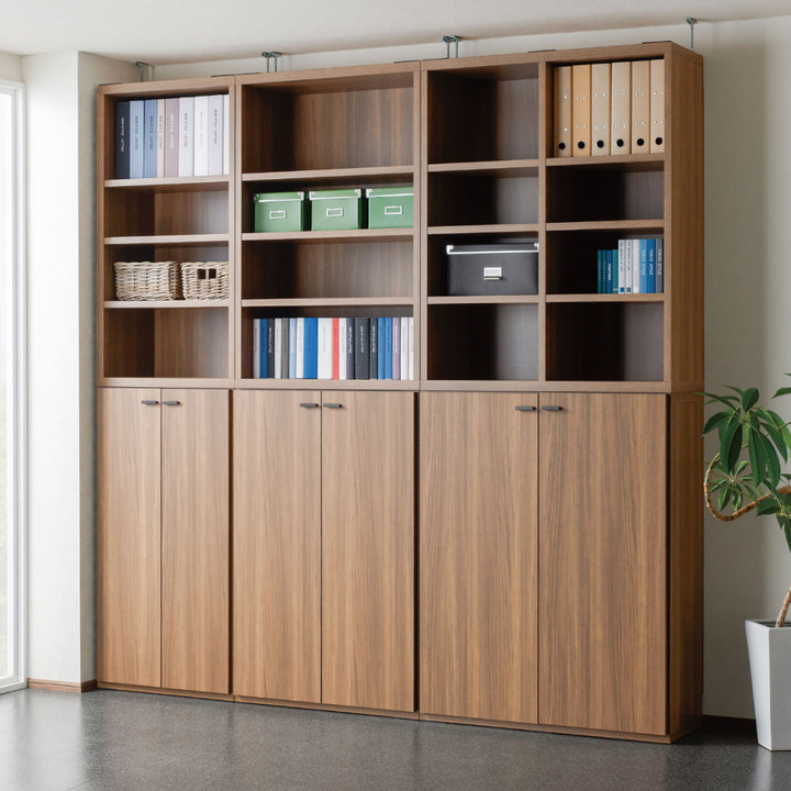 木製ラック4段組合せ家具リビングシェルフ日本製約幅74cm