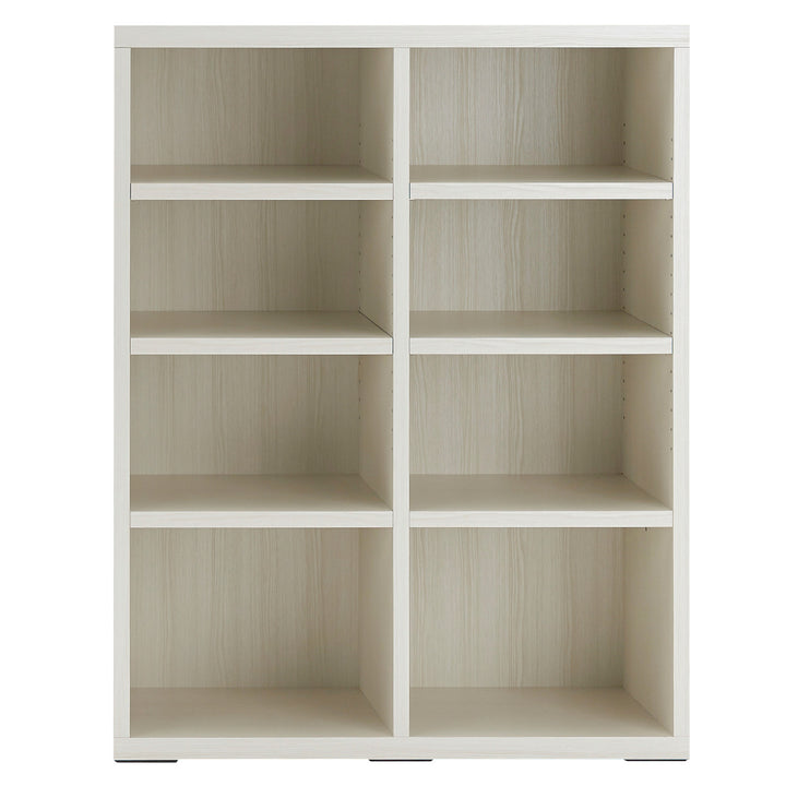 木製ラック4段2列組合せ家具リビングシェルフ日本製幅90cm