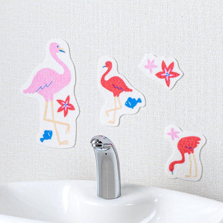 消臭シート壁用トイレの消臭DECOシートフラミンゴ