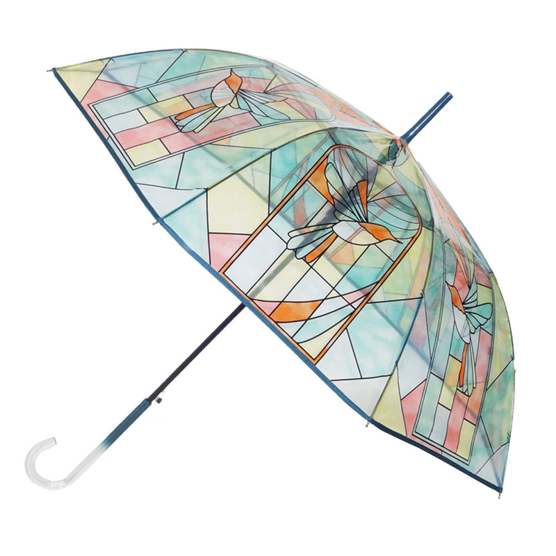 傘ステンドグラスハチドリレディース