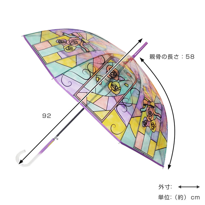 傘ステンドグラス薔薇とリボンレディース