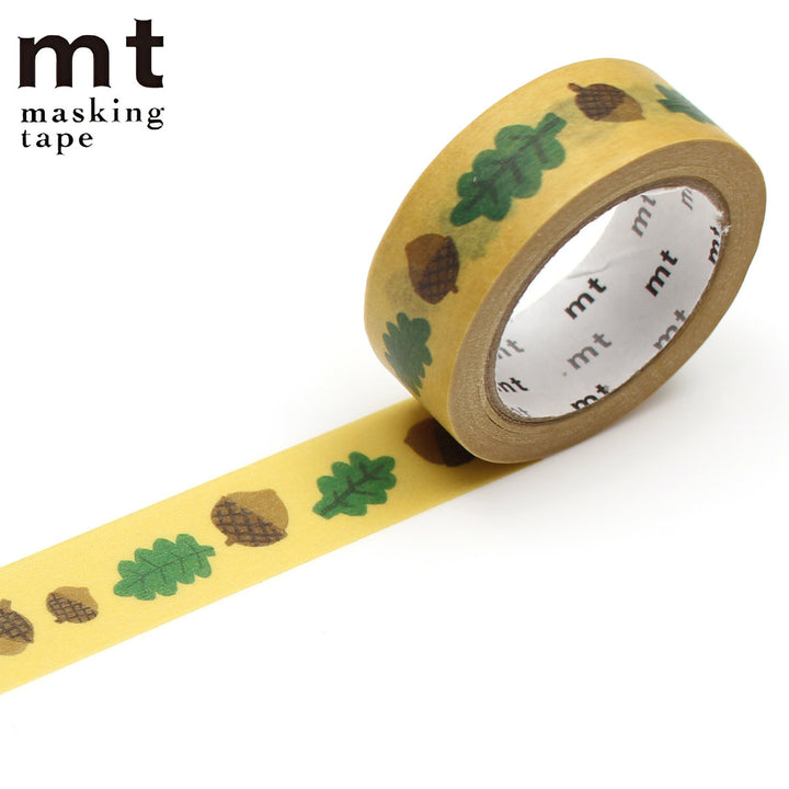 マスキングテープmtDonnaWilson葉っぱとどんぐり15mm×7m