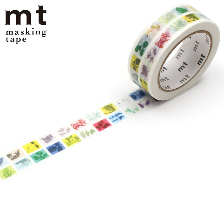 マスキングテープmtislanduniverseFlags・leafS15mm×7m