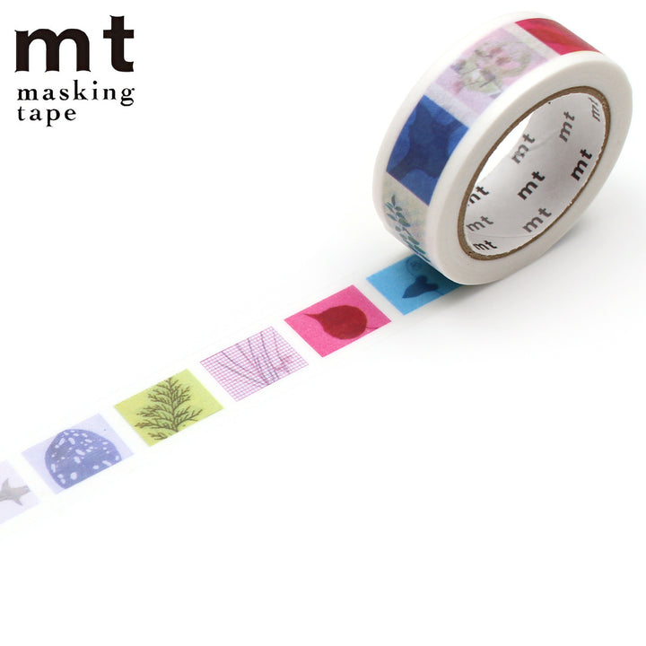 マスキングテープmtislanduniverseFlags・leafL15mm×7m