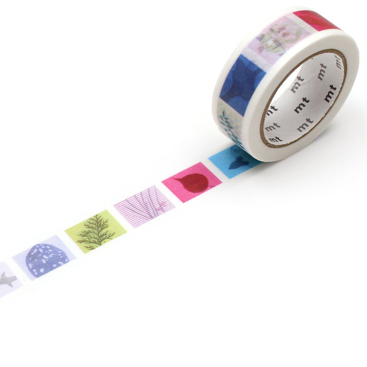 マスキングテープmtislanduniverseFlags・leafL15mm×7m