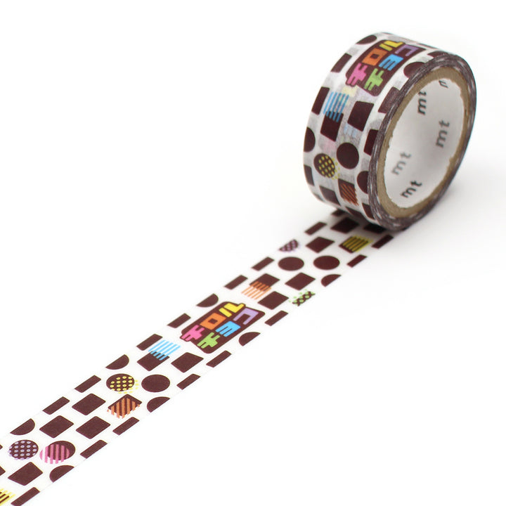 マスキングテープmt駄菓子チロルチョコパターン15mm×3m