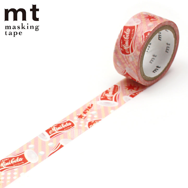 マスキングテープmt駄菓子ミニコーラ15mm×3m