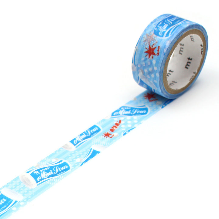 マスキングテープmt駄菓子ミニサワー15mm×3m