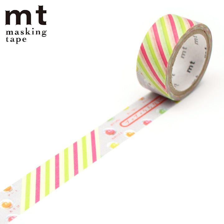 マスキングテープmt駄菓子プチプチ占いストラップ15mm×3m