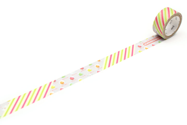 マスキングテープmt駄菓子プチプチ占いストラップ15mm×3m