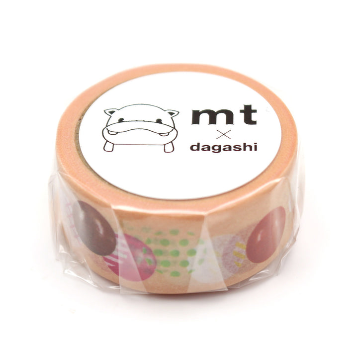 マスキングテープmt駄菓子カラーチョコ15mm×3m