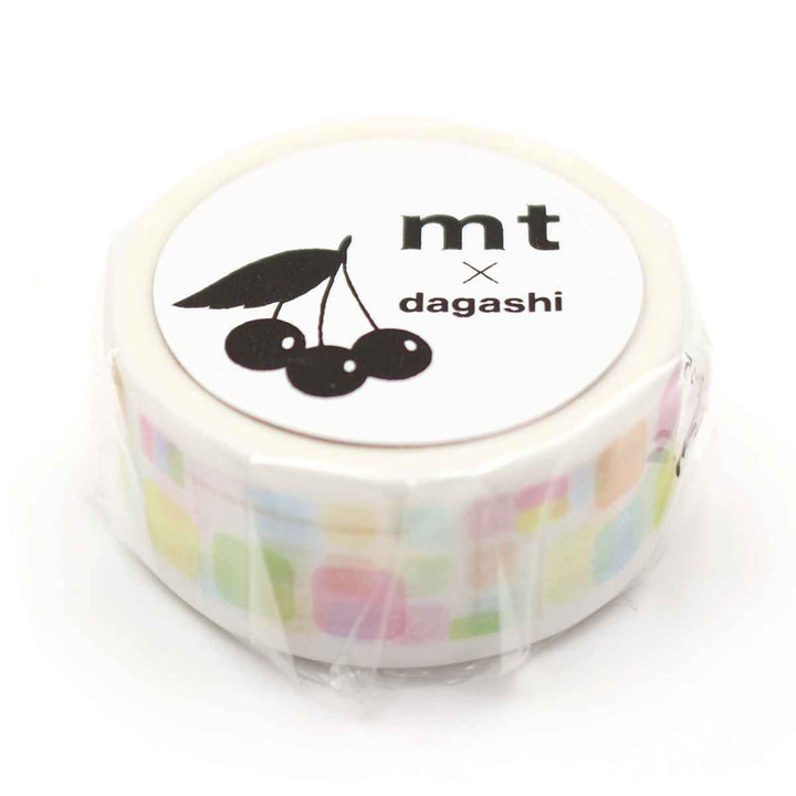 マスキングテープmt駄菓子さくらんぼ餅パターン15mm×3ｍ