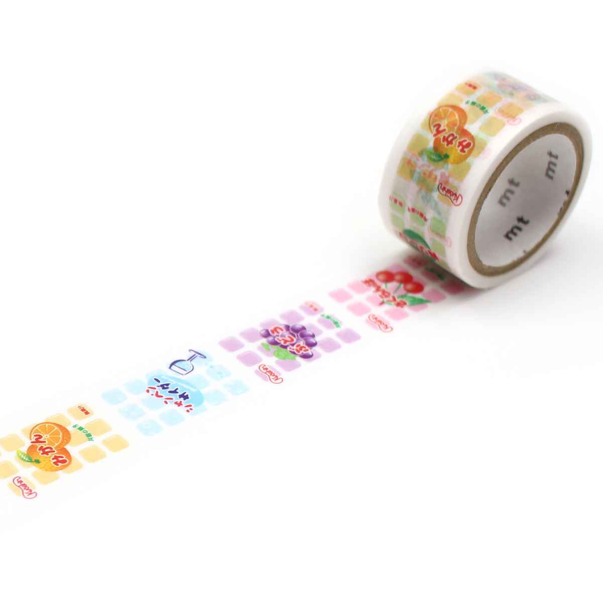 マスキングテープ mt 駄菓子 さくらんぼ餅シリーズ 18mm×3m – ハウジー