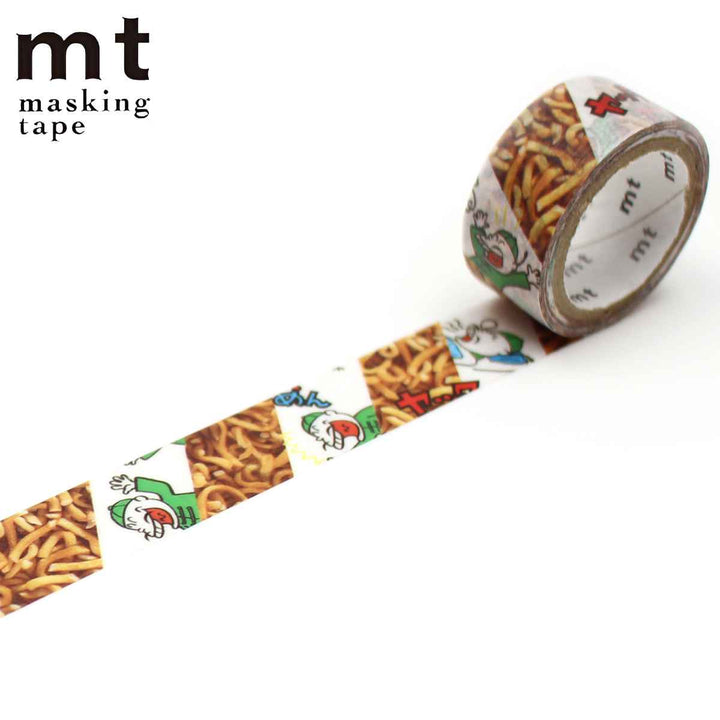 マスキングテープmt駄菓子ヤッターメン・ストライプ15mm×3ｍ