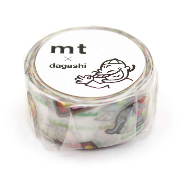 マスキングテープmt駄菓子あつまれ！動物ランドチョコ15mm×3ｍ