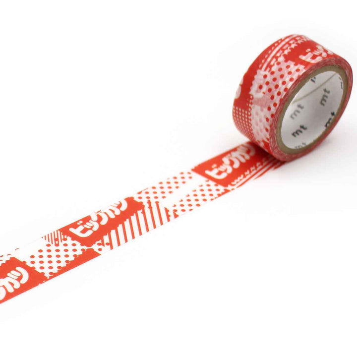 マスキングテープmt駄菓子ビッグカツパターン15mm×3ｍ