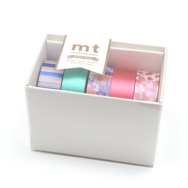 マスキングテープmtギフトボックス5種入りブライト15mm×7m
