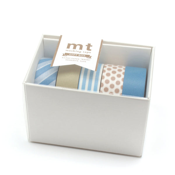 マスキングテープmtギフトボックス5種入りグレイッシュ15mm×7m
