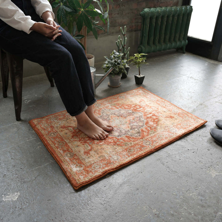 玄関マット60x90cm屋内ヴィンテージ風