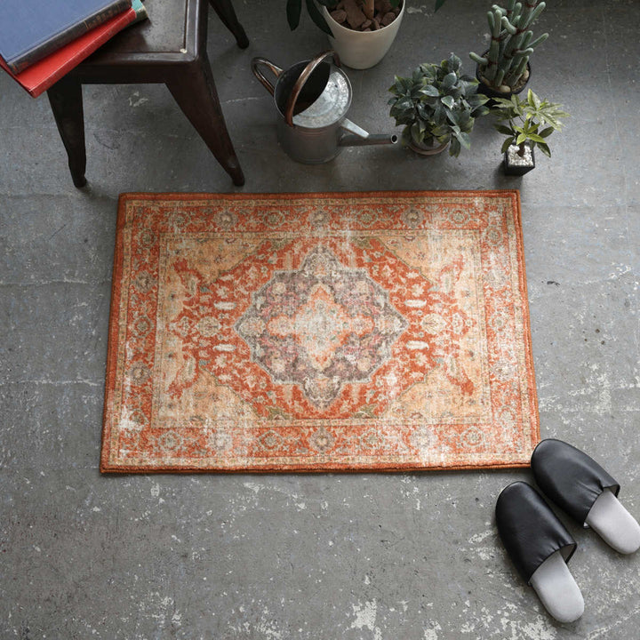 玄関マット60x90cm屋内ヴィンテージ風