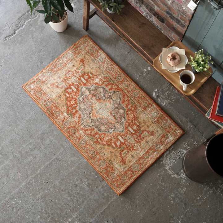 玄関マット60x90cm屋内ヴィンテージ風