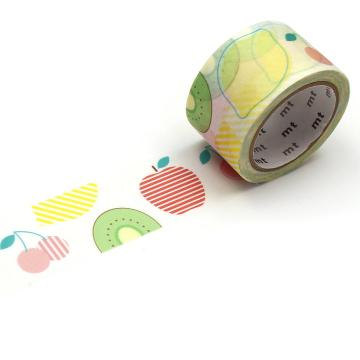 書く描くテープマスキングテープ季節のフルーツ25mm×7mmt