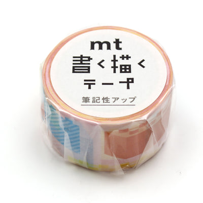 書く描くテープ マスキングテープ ブロック 25mm×7m mt